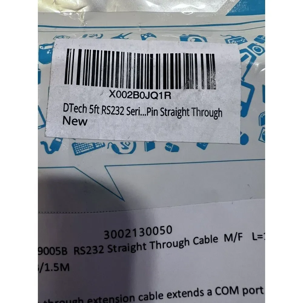 DTech Transfer‎ Share Cable Straight Thru RS233